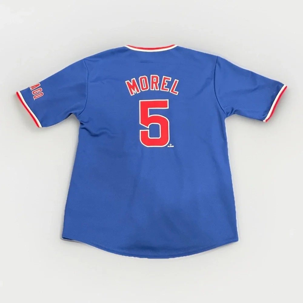 Chicago Cubs Christopher‎ Morel #5 Navy Blue Jersey Youth Large 12/14 MLB